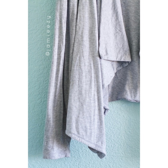 J. Crew | Open-Front Drape Shawl Jersey Cardigan - Picture 4 of 8